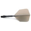 CUESOUL Plumas Cuesoul - ROST T19 Integrated Dart Flights - Big Wing - Grey Black