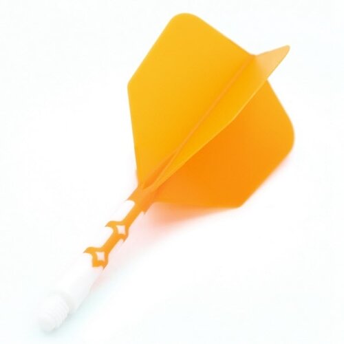 CUESOUL Plumas Cuesoul - ROST T19 Integrated Dart Flights - Big Wing - Orange White