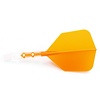 CUESOUL Plumas Cuesoul - ROST T19 Integrated Dart Flights - Big Wing - Orange Clear