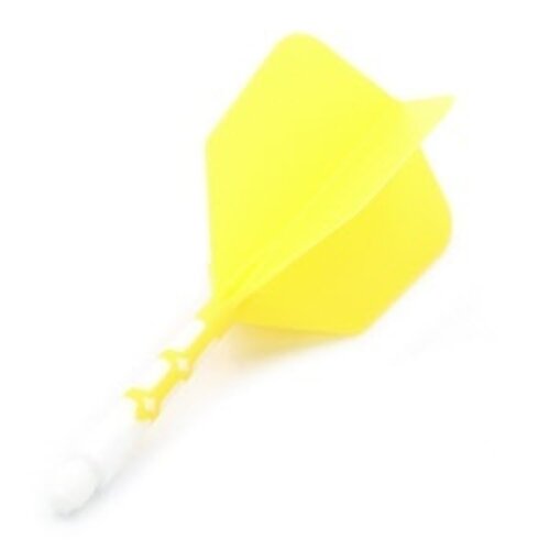 CUESOUL Plumas Cuesoul - ROST T19 Integrated Dart Flights - Big Wing - Yellow White
