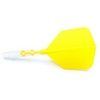 CUESOUL Plumas Cuesoul - ROST T19 Integrated Dart Flights - Big Wing - Yellow White