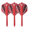 CUESOUL Plumas Cuesoul - Tero Flight System AK5 Rost Black Pattern - Red Standard