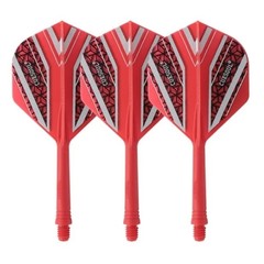 Plumas Cuesoul - Tero Flight System AK5 Rost Black Pattern - Red Standard