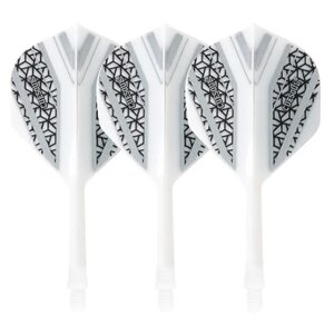 Plumas Cuesoul - Tero Flight System AK5 Rost Black Pattern - White Standard