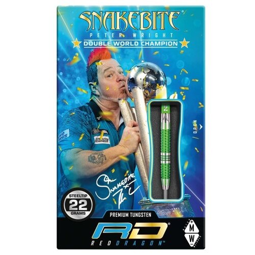 Red Dragon Dardos Red Dragon Peter Wright Snakebite Mamba 2 90% Punta de Acero