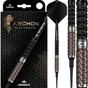 Dardos Mission Archon Black & Bronze 97,5% Punta de Plástico