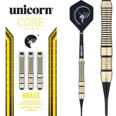 Dardos Unicorn Core Plus Shape 1 Brass Punta de Plástico