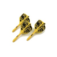 Plumas Cuesoul - ROST Integrated Dart Flights - Skeleton Yellow Shape