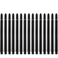 Cañas Bull's - 5-Pack Nylon The Original Long + Ring - Black