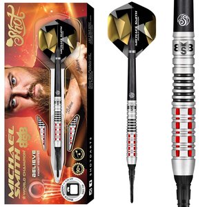 Dardos Shot Michael Smith Believe 90% Punta de Plástico