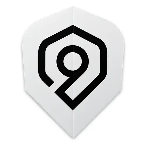 Perfect Nine Plumas Perfect Nine Logo White