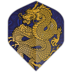 Plumas Dartshopper Dragon Blue NO2