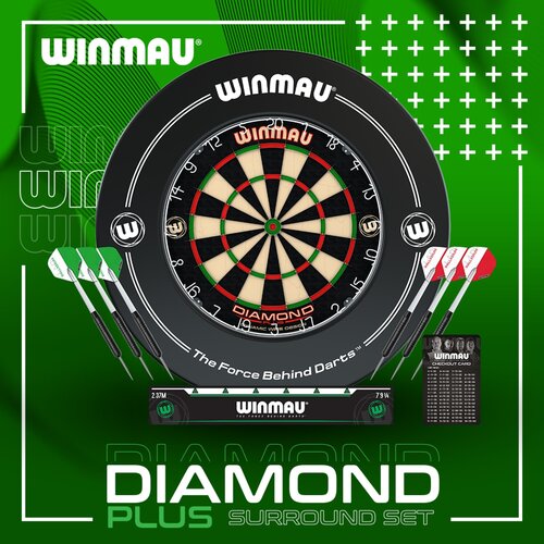 Winmau Winmau Diamond Dartboard Surround Set - Diana de dardos Set