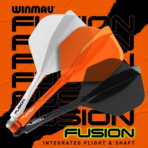 Winmau Plumas Winmau Fusion Neon Orange NO2