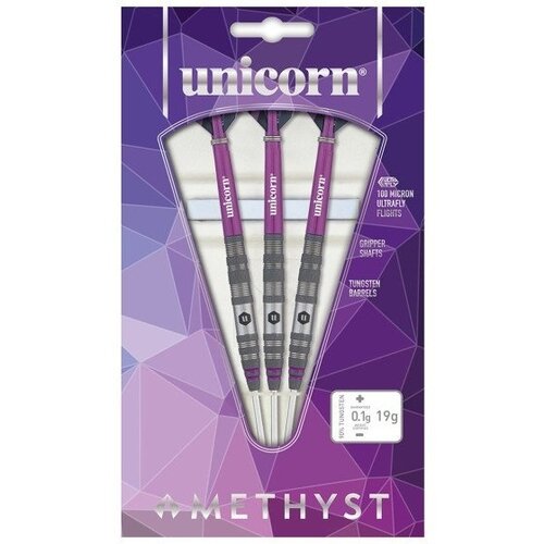 Unicorn Dardos Unicorn Amethyst 2 90% Punta de Acero