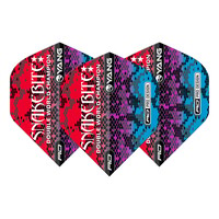 Plumas Red Dragon Peter Wright Yin Yang Rainbow