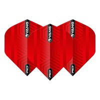Plumas Red Dragon Yin Yang Red Black