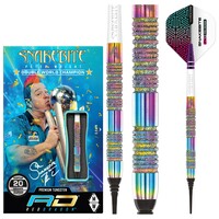 Dardos Red Dragon Peter Wright Diamond Fusion Spectron 90% Punta de Plástico