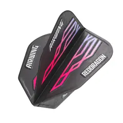 Plumas Red Dragon Airwing Black Pink V- Standard