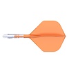CUESOUL Plumas Cuesoul ROST T19 Integrated Dart Flights Big Standard Wing Carbon Orange