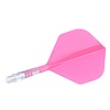 CUESOUL Plumas Cuesoul ROST T19 Integrated Dart Flights Big Standard Wing Carbon Pink