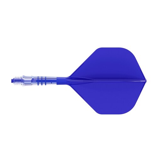 CUESOUL Plumas Cuesoul ROST T19 Integrated Dart Flights Big Standard Wing Carbon Blue
