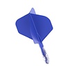 CUESOUL Plumas Cuesoul ROST T19 Integrated Dart Flights Big Standard Wing Carbon Blue