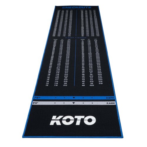 KOTO KOTO Alfombra Checkout Azul 285 x 80 cm - Protector De Suelo