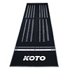 KOTO KOTO Alfombra Checkout Gris 285 x 80 cm - Protector De Suelo