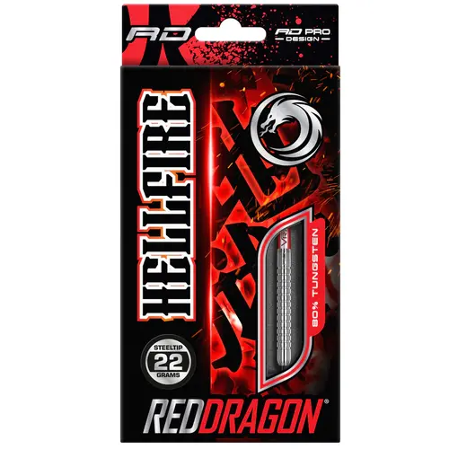 Red Dragon Dardos RedDragon Hell Fire A 80% Punta de Acero