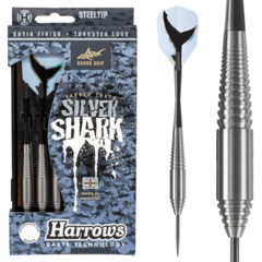 Dardos Harrows Silver Shark Tungsten Look
