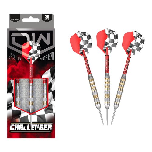 DW Original Dardos DW Challenger Silver Brass Punta de Acero