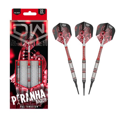 DW Original Dardos DW Razor Piranha 01 90% Punta de Plástico