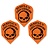 Plumas DW Harley Davidson Orange Skull NO6