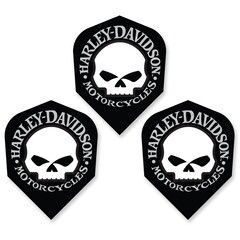 Plumas DW Harley Davidson White Skull NO6
