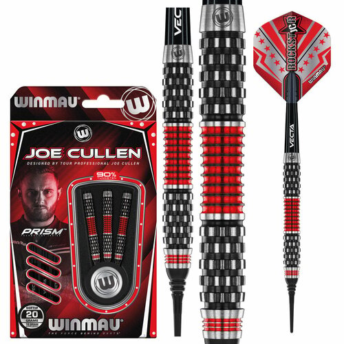 Winmau Dardos Winmau Joe Cullen Rockstar Series RS 1.0 90%  Punta de Plástico