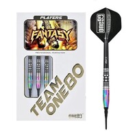 Dardos ONE80 Fantasy Chameleon 90%  Punta de Plástico