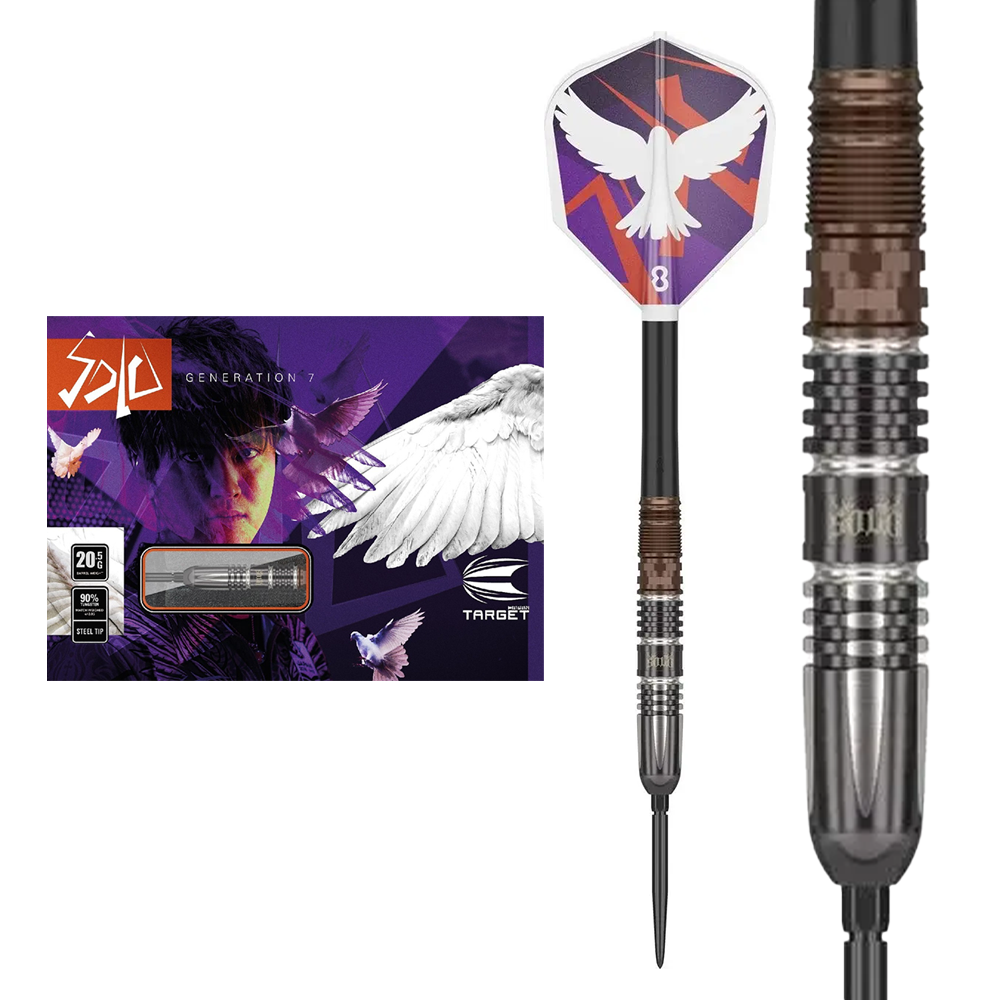 Dardos Target Japan Keita Ono Solo G7 Swiss Point 90% Punta de
