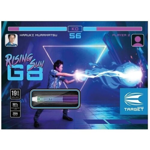Target Japan Dardos Target Japan Haruki Muramatsu Rising Sun G8 All Grooved 90%  Punta de Plástico