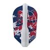 Cosmo Darts Plumas Cosmo Darts Fit Flight Dustin Holt White Mix Super Slim