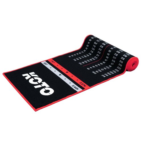 KOTO KOTO Alfombra Checkout Roja 285 x 60cm - Protector De Suelo