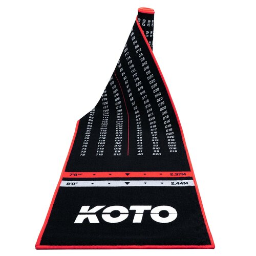 KOTO KOTO Alfombra Checkout Roja 285 x 60cm - Protector De Suelo