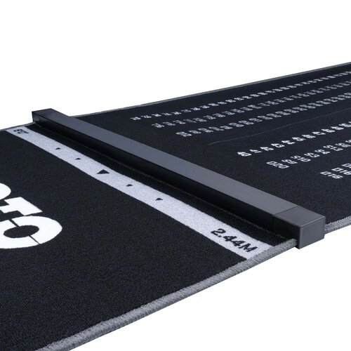KOTO KOTO Alfombra Checkout Gris + Oche 285 x 80cm - Protector De Suelo