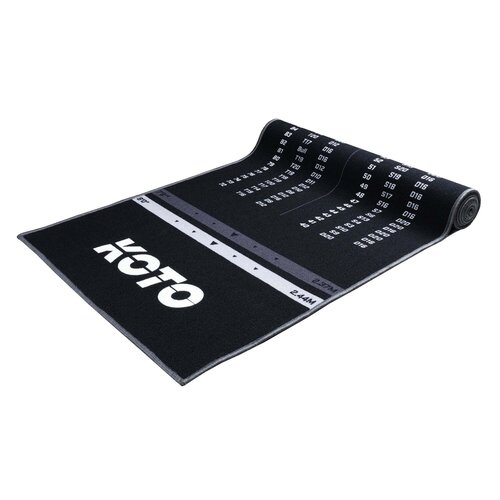 KOTO KOTO Alfombra Checkout Gris + Oche 285 x 80cm - Protector De Suelo