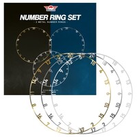 Bull's Metal Number Ring 3 Set