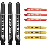 Cañas Target Pro Grip 3 Set Black Red Yellow