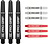 Cañas Target Pro Grip 3 Set Black White Red