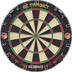 Target Dimitri van den Bergh  Set Dartboard - Diana Profesional