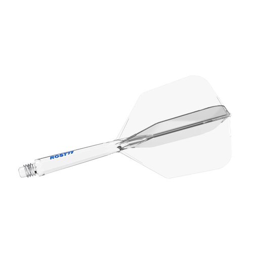 CUESOUL Plumas Cuesoul ROST 77 Transparent With Blue Logo Big Wing