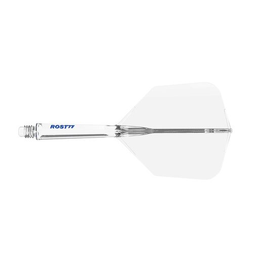 CUESOUL Plumas Cuesoul ROST 77 Transparent With Blue Logo Big Wing